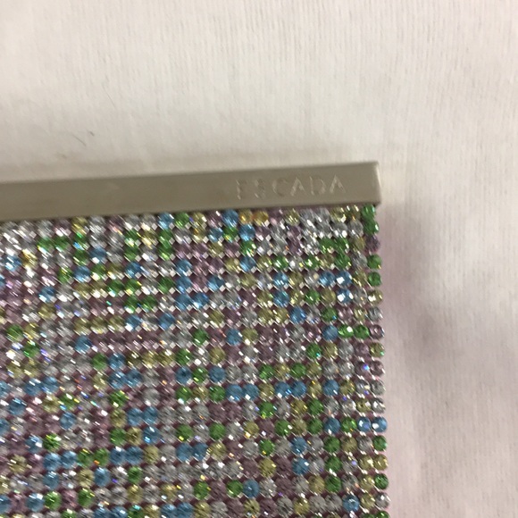 Escada Gina multicolored crystal clutch - Picture 2 of 8